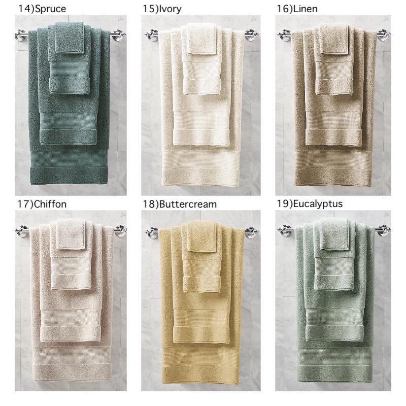 リゾート コットン ハンドタオル 51×76cm 高級ホテル FRONTGATE RESORT COTTON HAND TOWEL_5