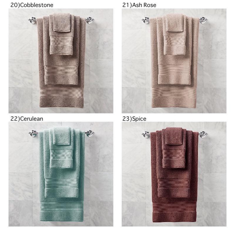 リゾート コットン ハンドタオル 51×76cm 高級ホテル FRONTGATE RESORT COTTON HAND TOWEL_6