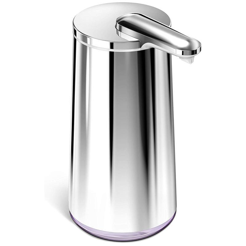 リッチな泡で出る 充電式ソープディスペンサー ステンレス 電動 センサー フォーム 石鹸 シンプルヒューマン Simplehuman Polished Www Unipymes Com