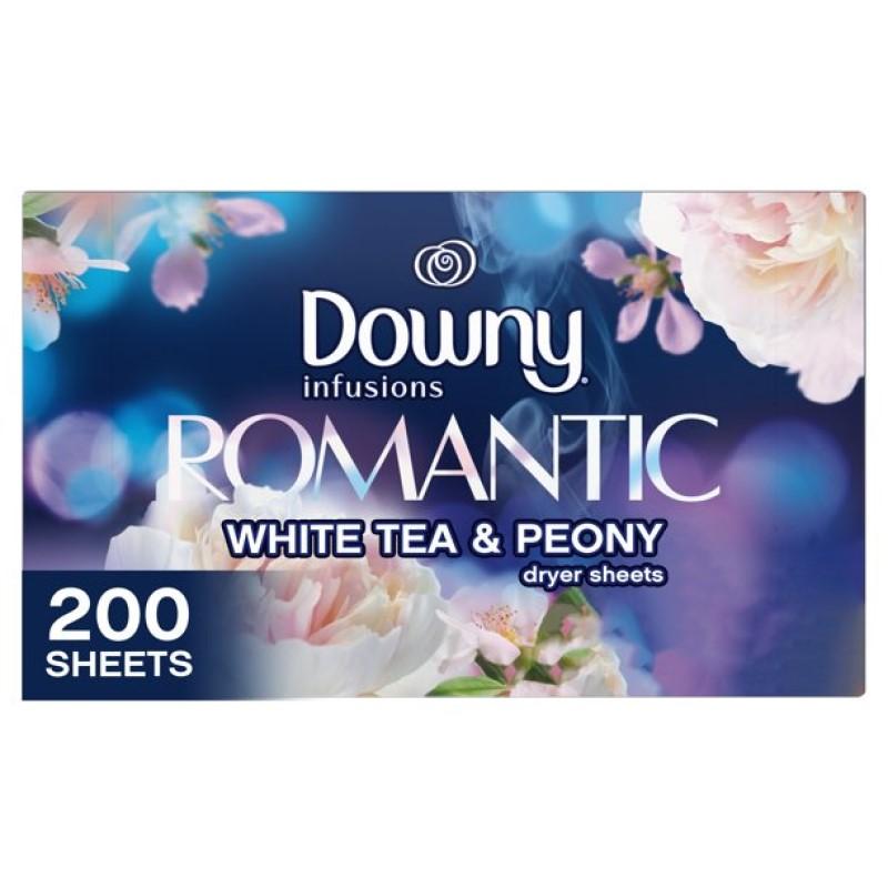 ダウニー ドライヤーシート 200枚 インフュージョンズ 柔軟剤 Downy Infusions Dryer Sheets Laundry Fabriの画像