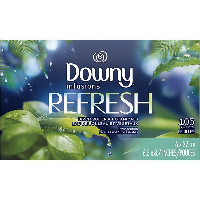 ダウニー ドライヤーシート 200枚 インフュージョンズ 柔軟剤 Downy Infusions Dryer Sheets Laundry Fabriの画像