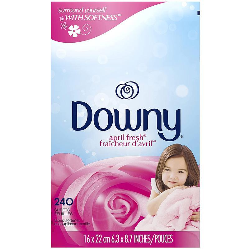 ダウニー ドライヤーシート 240枚 柔軟剤 香りつづく Downy Fabric Softener Dryer Sheets, 240 countの画像