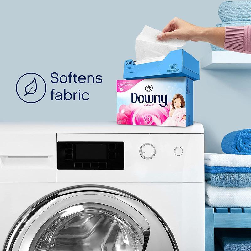 ダウニー ドライヤーシート 240枚 柔軟剤 香りつづく Downy Fabric Softener Dryer Sheets, 240 countの画像