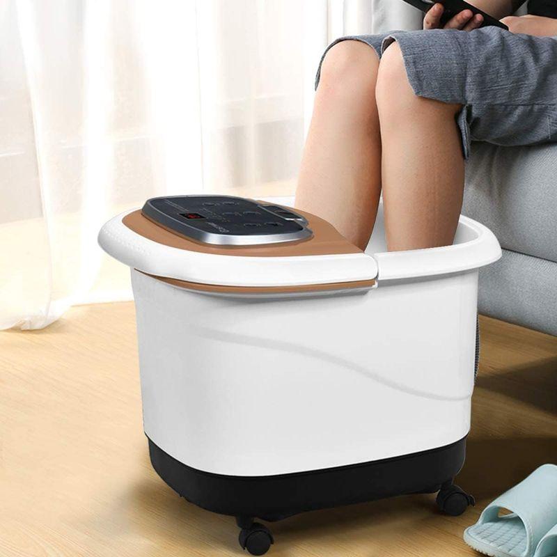 フットバス 足湯器 フットスパ 持ち運び簡単 足浴 エステ 電動