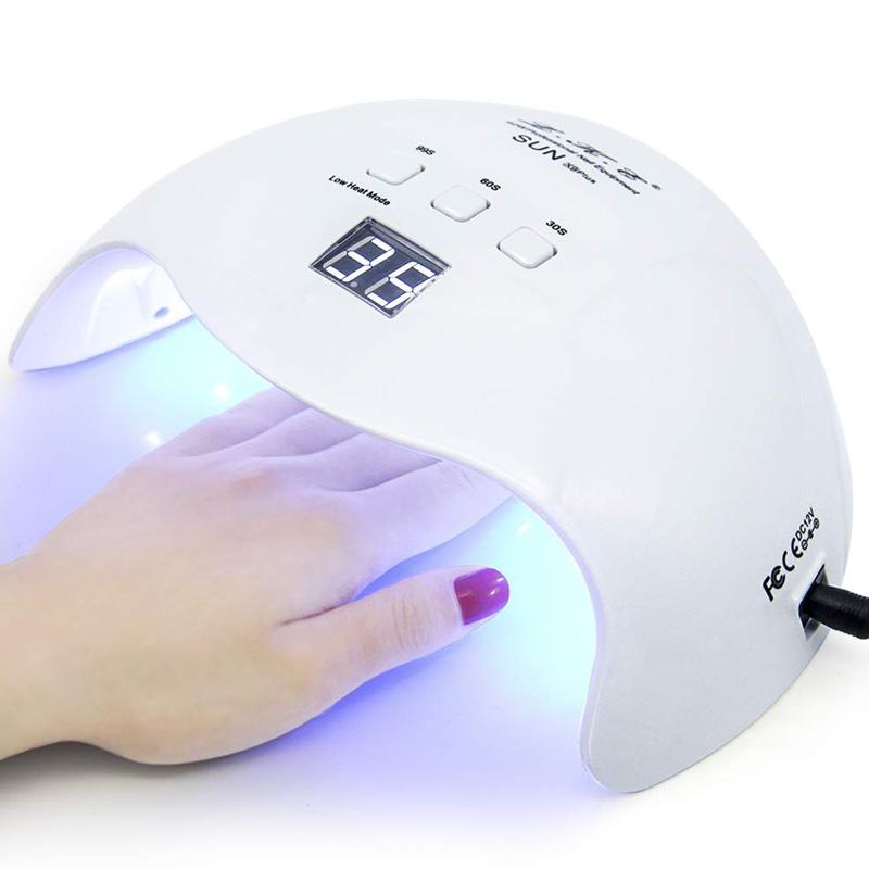 ジェルネイル用 LEDライト UV 硬化 40W タイマー3段階 Gel LED Nail