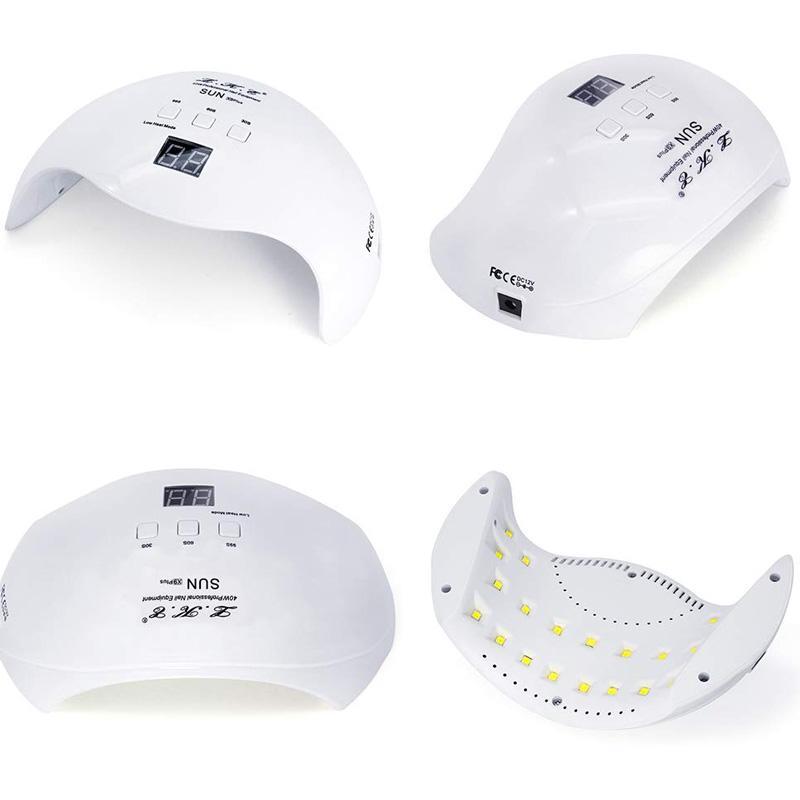 ジェルネイル用 LEDライト UV 硬化 40W タイマー3段階 Gel LED Nail