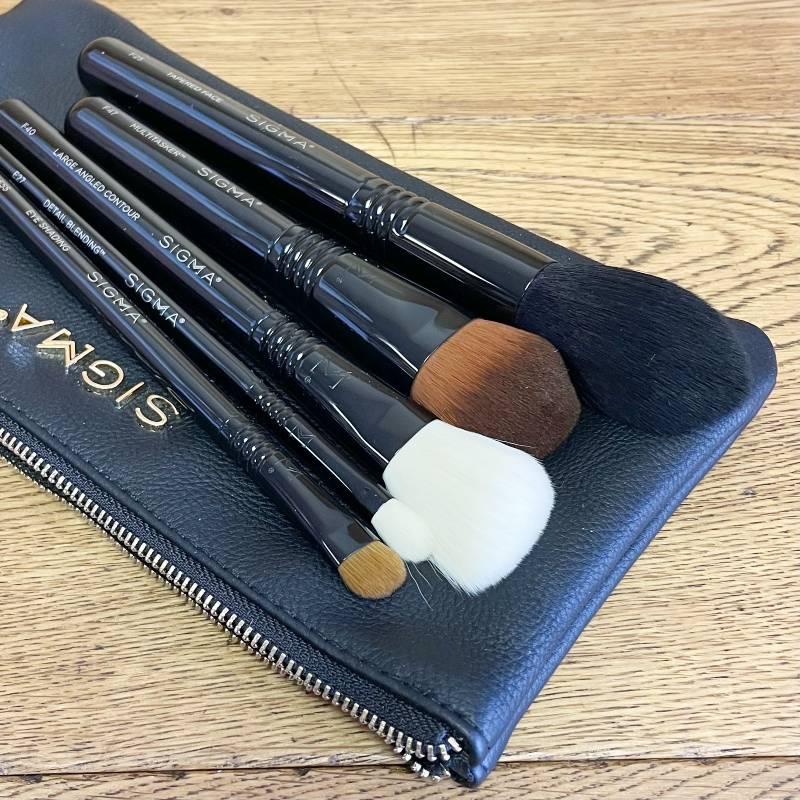 SIGMA メイクブラシセット（ポーチ付き） シグマ メイクブラシ 5本セット ポーチ付 Sigma MULTITASK BRUSH