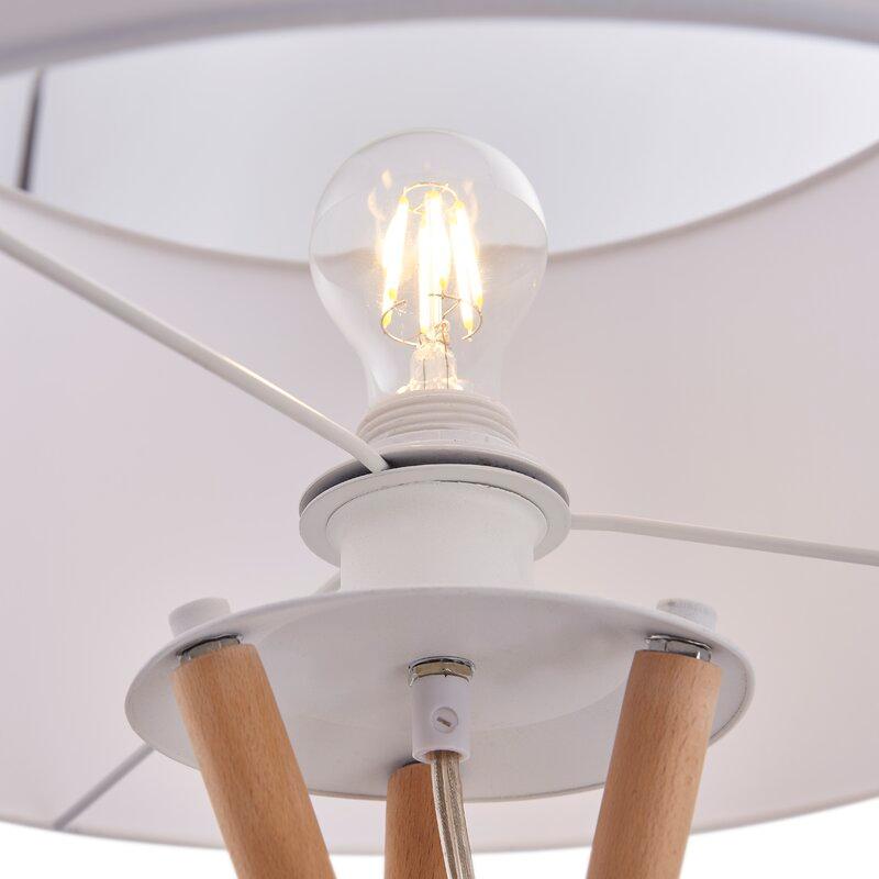 フロアランプ 三脚 高さ155cm 木製スタンド Kennerson 60.2