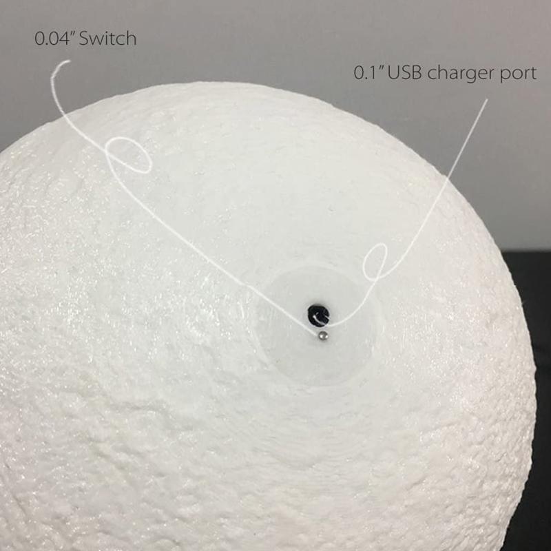 ムーンランプ 月 充電式 ライト Mydethun Moon Lamp Moon Light Night Light for Kids Gift foの画像
