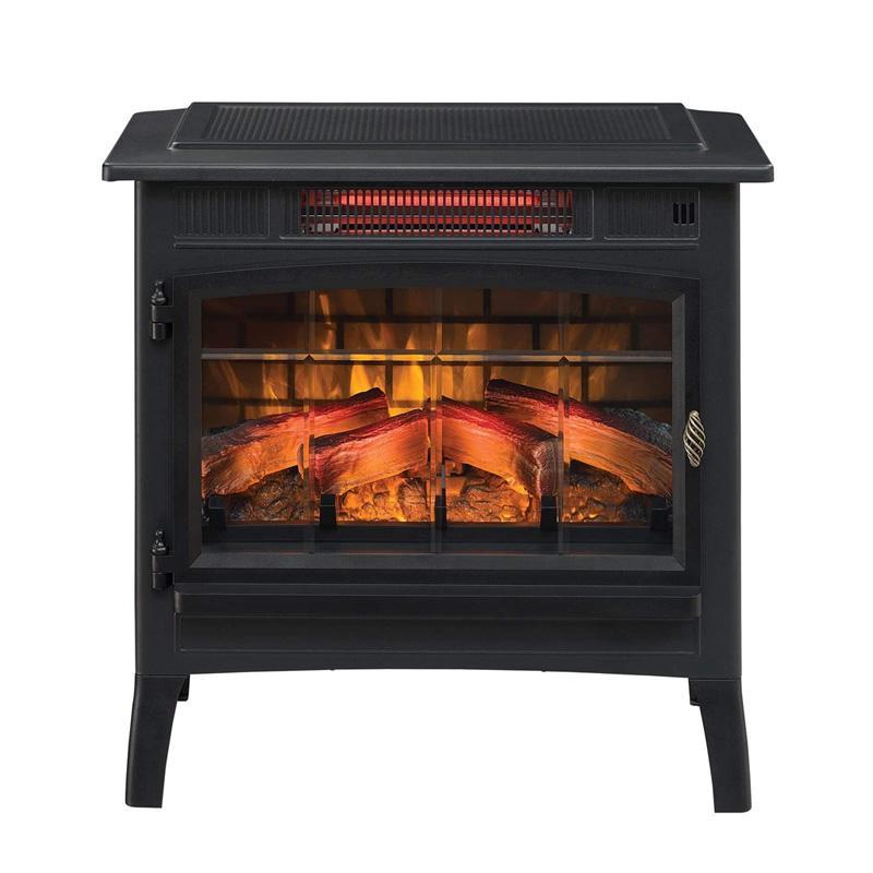 暖炉型 ヒーター 3D 赤外線 電気 ストーブ リモコン付 Duraflame 3D Infrared Electric Fireplace Stov_3