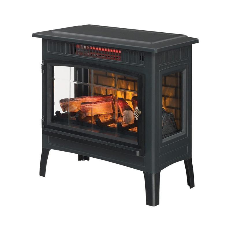 暖炉型 ヒーター 3D 赤外線 電気 ストーブ リモコン付 Duraflame 3D Infrared Electric Fireplace Stov_5