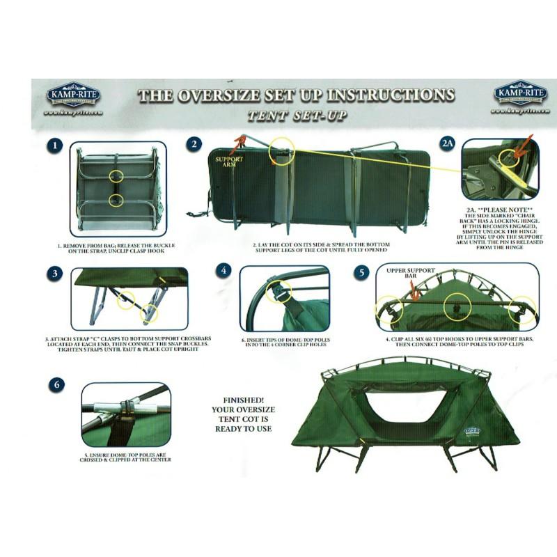 高床式 テント テントコット KampRite Kamp-Rite Oversize Tent Cot