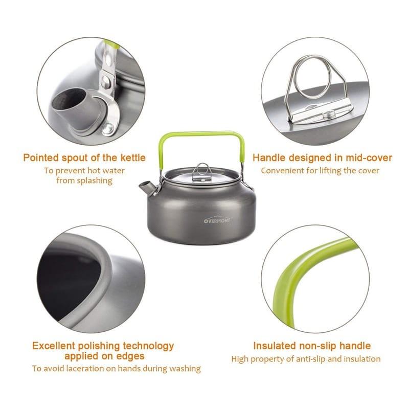 キャンプ用 ケトル やかん アウトドア コンパクト アルミ製 0 8l 1 2l カリフォルニアキッチンマーケット 通販 Yahoo ショッピング