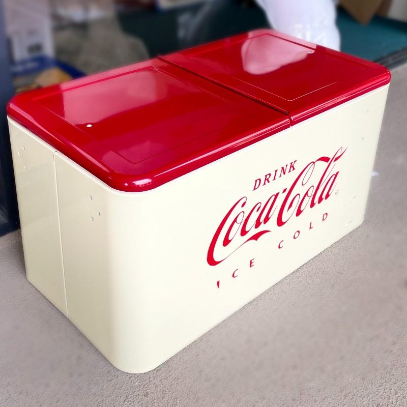 コカコーラ カート型 クーラーボックス 57L キャスター 栓抜き付 コカコーラ カート型 クーラーボックス 57L キャスター 栓抜き付