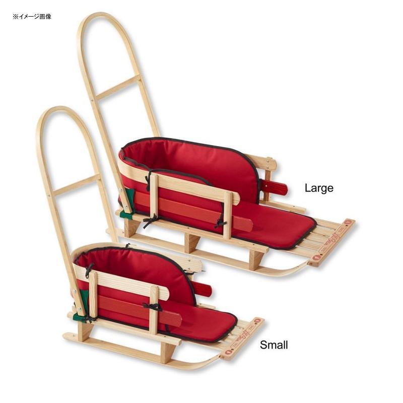 ドイツ製 木製ソリ Swingrodel 赤 1-2人用 ソリ 木製 子供用 ハンドル クッション付 エルエルビーン L.L.Bean