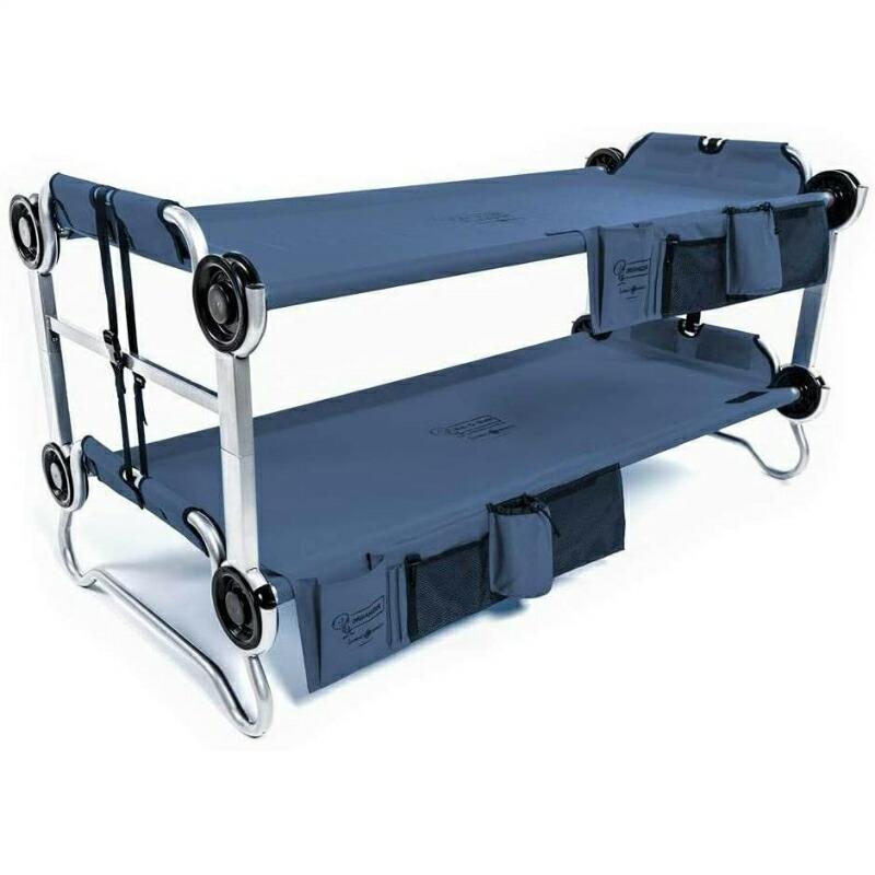 子ども用 折りたたみ ベッド 2段 ベンチ 〜12歳 キャンプ アウトドア Disc-O-Bed Kid-O-Bunk with Organizerの画像
