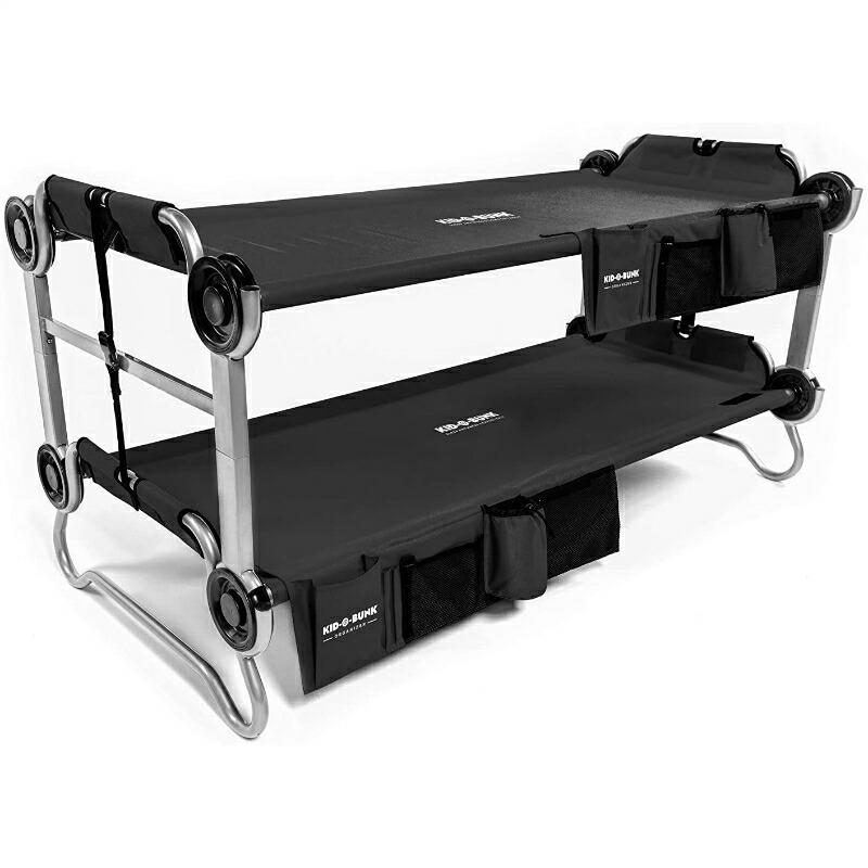 子ども用 折りたたみ ベッド 2段 ベンチ 〜12歳 キャンプ アウトドア