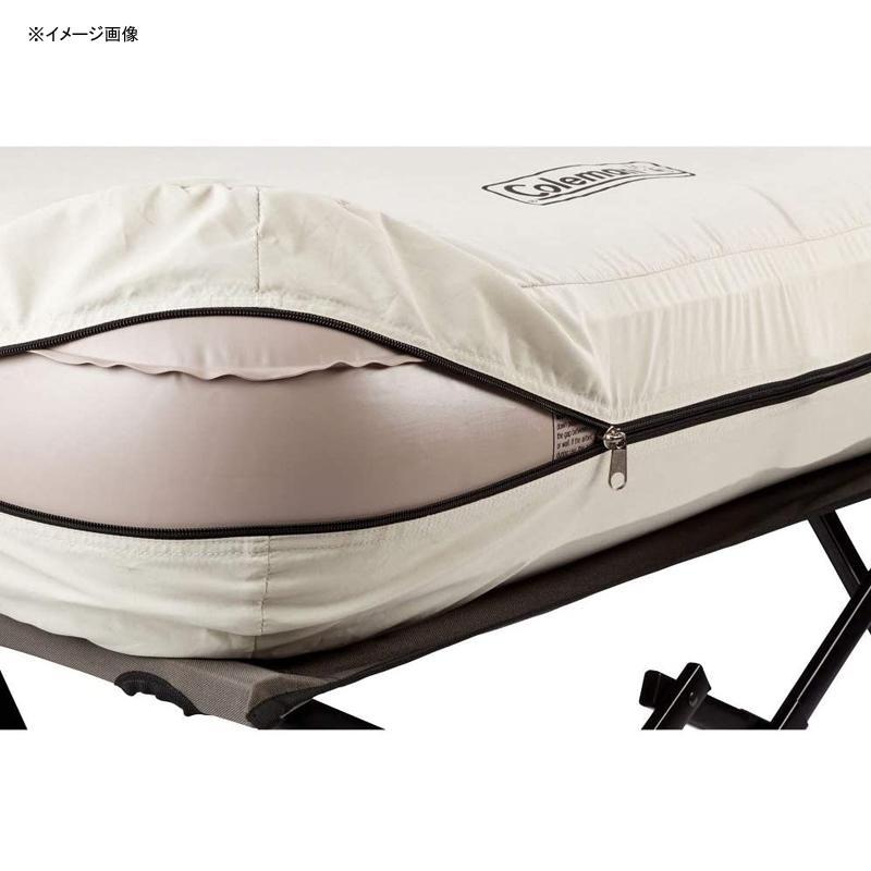 【極美品】Coleman ツイン エアベッド 折りたたみコット ポンプ付き 折りたたみ エアマットレス キャンプコット サイドテーブル 電池式空気