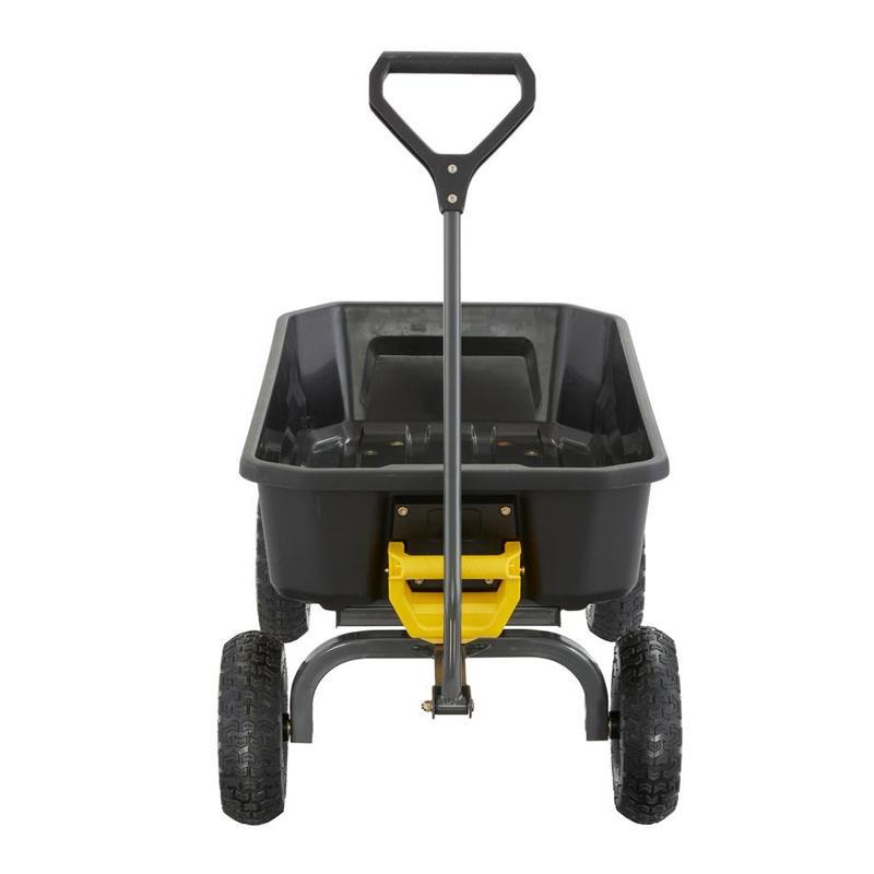 ガーデンワゴン 270kgまで ポリエステル ブラック 黒 ゴリラカート GORILLA CARTS 4 cu. ft. Poly Garden Du 8001667カリフォルニアキッチン