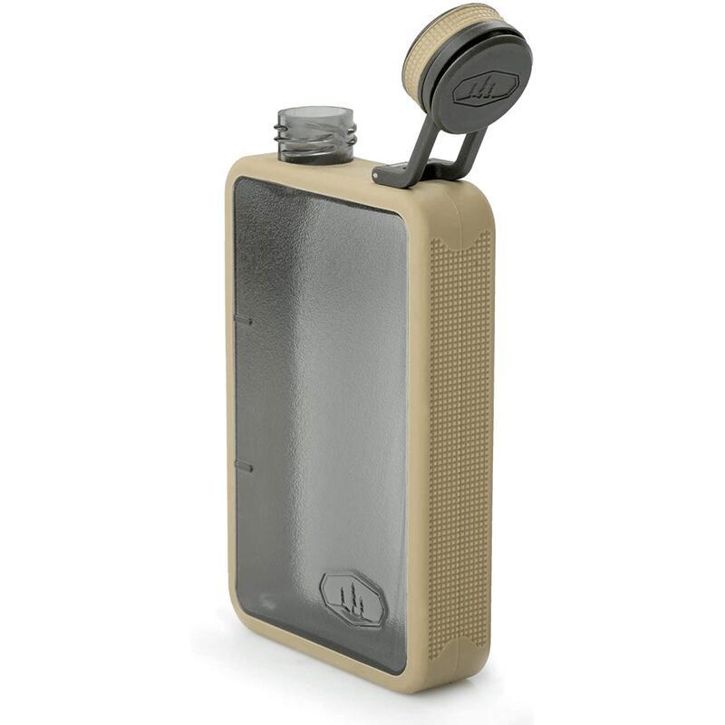 水筒 軽量 90g ポリエステル シリコンバンパー 180ml アウトドア 登山 GSI Outdoors BOULDER 6 FLASK_1