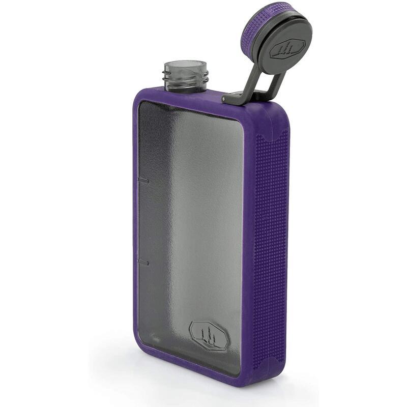 水筒 軽量 90g ポリエステル シリコンバンパー 180ml アウトドア 登山 GSI Outdoors BOULDER 6 FLASK_2