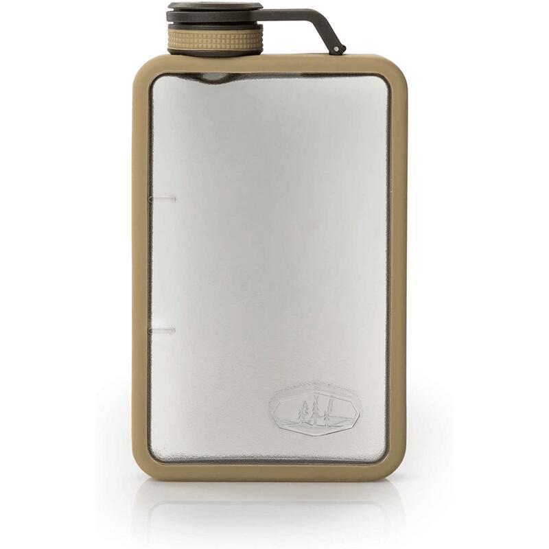 水筒 軽量 90g ポリエステル シリコンバンパー 180ml アウトドア 登山 GSI Outdoors BOULDER 6 FLASK_3