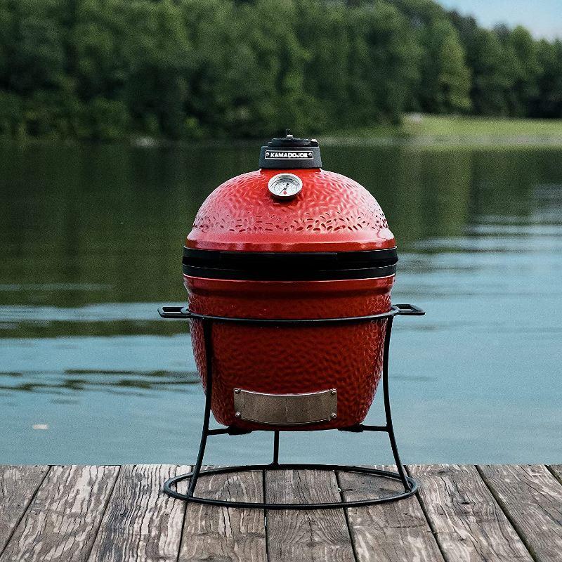 セラミックグリル ポータブル スタンド付 カマドジョージュニア KAMADO