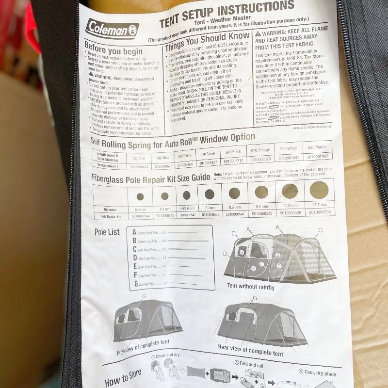 コールマン エリート ウェザーマスター テント 最大6人 LED照明内臓