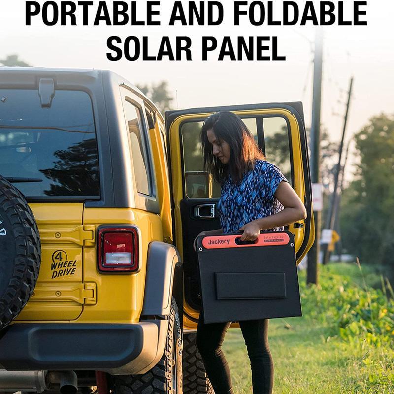 ジャクリ エクスプローラー 160/240/500用 60W ポータブル ソーラーパネル 充電器 Jackery SolarSaga 60W Solaの画像