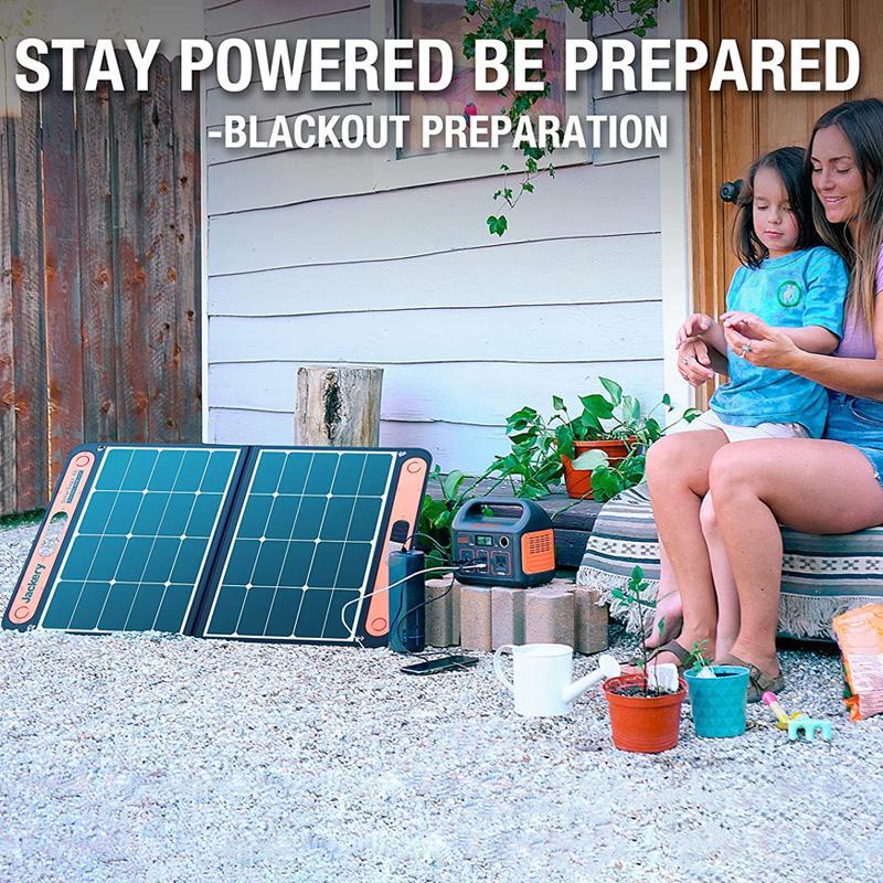 ジャクリ エクスプローラー 160/240/500用 60W ポータブル ソーラーパネル 充電器 Jackery SolarSaga 60W Solaの画像