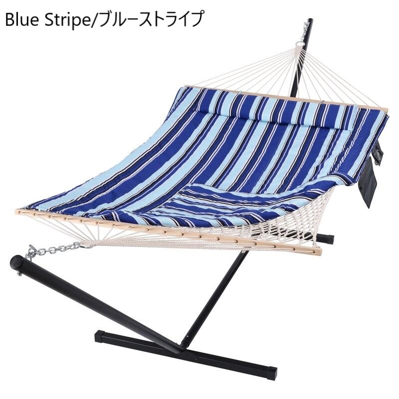 ハンモック スタンド付 ダブル 2人 215kgまで Sol 72 Outdoor Mejias Double Spreader Bar Hammocの画像