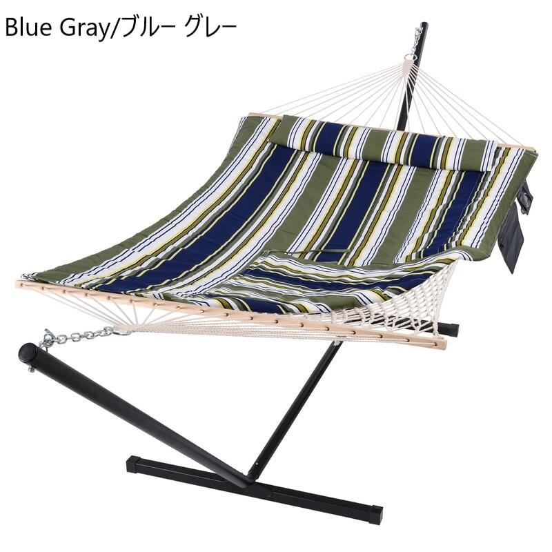 ハンモック スタンド付 ダブル 2人 215kgまで Sol 72 Outdoor Mejias Double Spreader Bar Hammocの画像