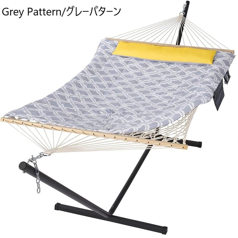ハンモック スタンド付 ダブル 2人 215kgまで Sol 72 Outdoor Mejias Double Spreader Bar Hammocの画像