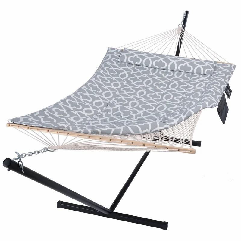 ハンモック スタンド付 ダブル 2人 215kgまで Sol 72 Outdoor Mejias Double Spreader Bar Hammocの画像