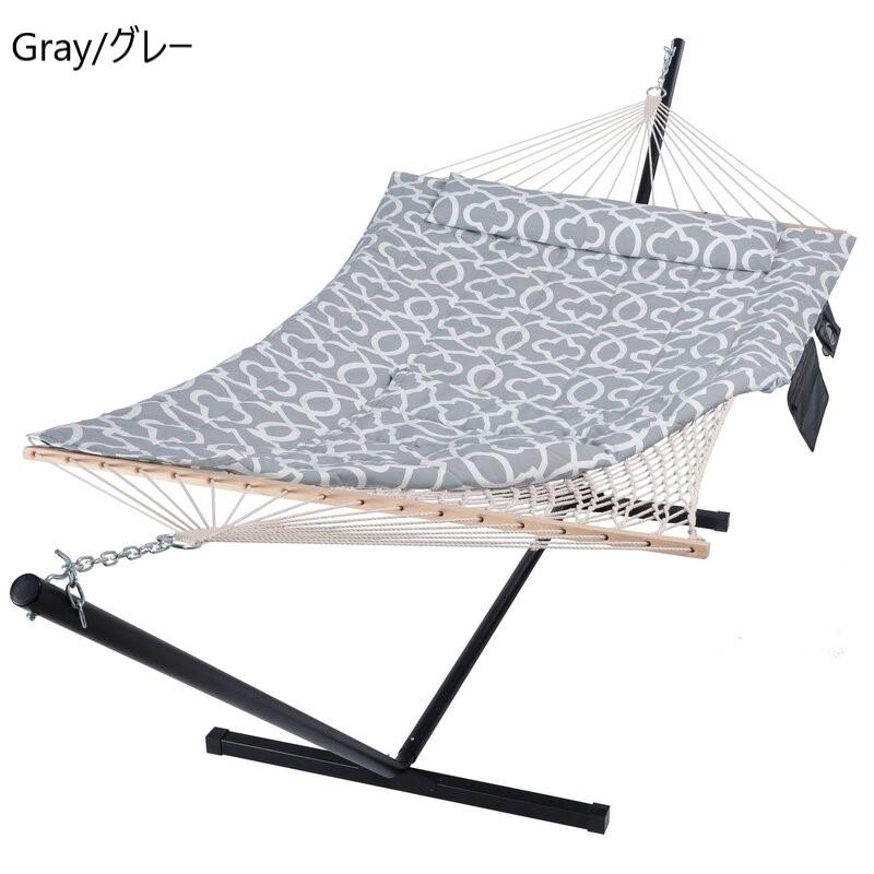 ハンモック スタンド付 ダブル 2人 215kgまで Sol 72 Outdoor Mejias Double Spreader Bar Hammocの画像