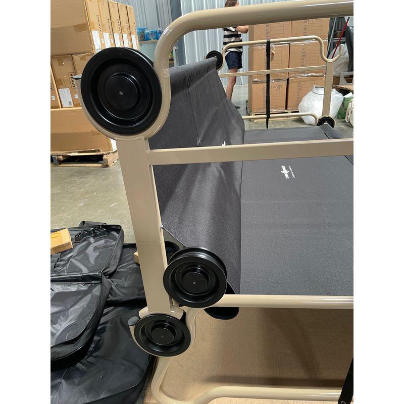 折りたたみ ベッド 2段 XLサイズ ベンチ 227kgまで キャンプ
