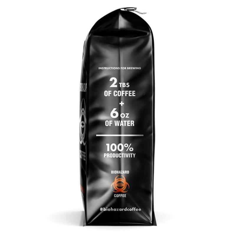 高カフェイン ストロングコーヒー 粉 454g ダークロースト バイオハザード Biohazard Ground Coffee, The World'｜cakmkt｜03