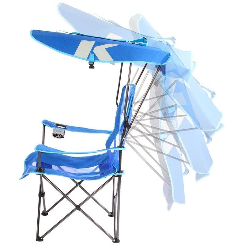 日傘付折り畳み椅子 日焼け対策 ビーチ チェア 野外フェス 運動会 キャンプに最適 Kelsyus Original Canopy Chair 日傘付折り畳み椅子 日焼け対策 ビーチ チェア 野外フェス 運動会 キャンプに最適 Kelsyus Original Canopy Chair
