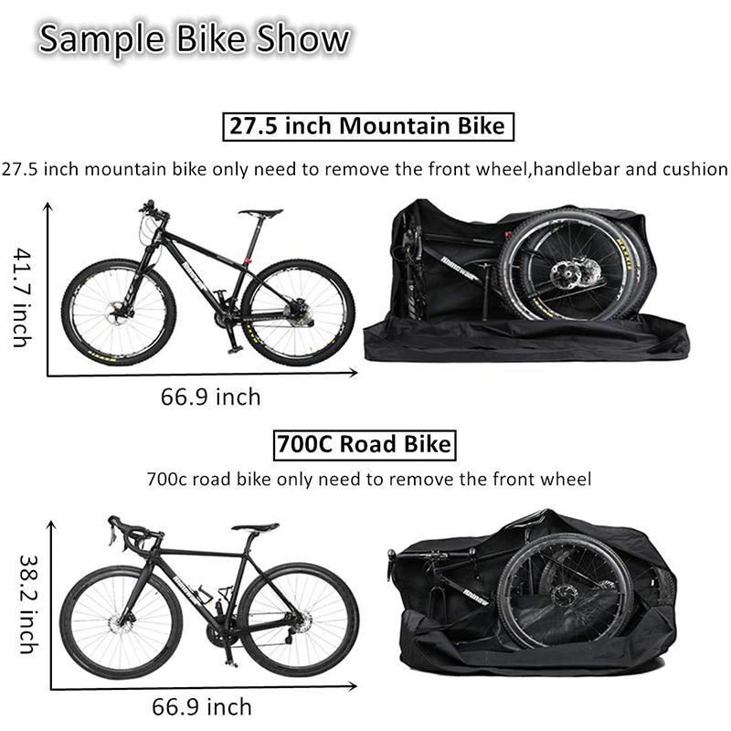 輪行袋 バッグ ファスナー 自転車 ロードバイク MTB Aophire Folding Bike Bag 26 inch to 29