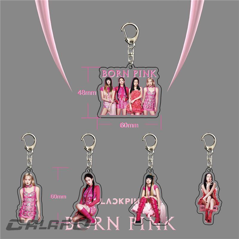 BLACKPINKグッズ ブラックピンク ブラピン キーリング プラスチック 