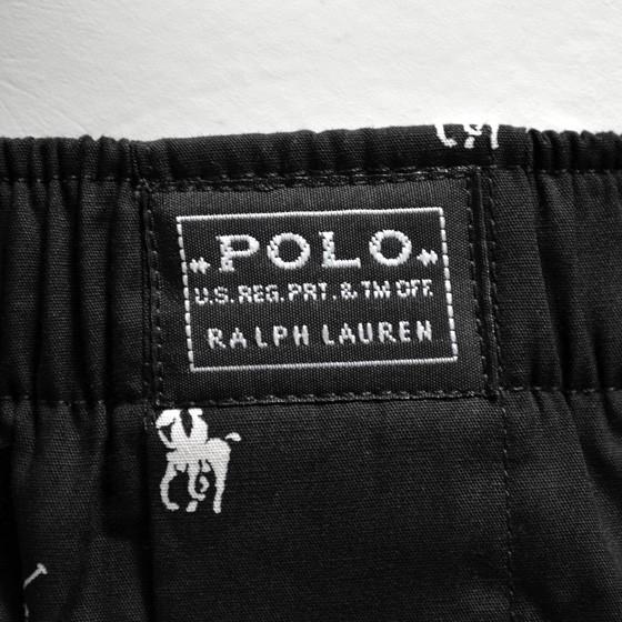 【SALE 30%OFF】ポロ ラルフローレン メンズ コットン ポロプレイヤー 総柄 トランクス ブラック ネイビー レッド POLO RALPH LAUREN 676R｜calbraith｜07