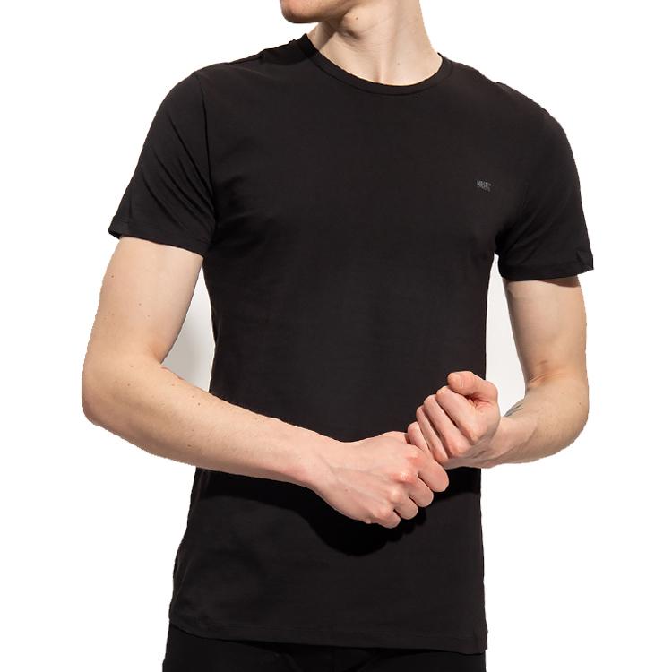 ディーゼル メンズ コットン クルーネック 半袖 Tシャツ 2枚セット