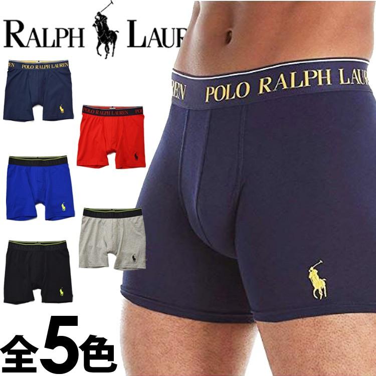 ポロ ラルフローレン メンズ コットン ボクサーパンツ ブラック ネイビー グレー レッド ブルー POLO RALPH LAUREN