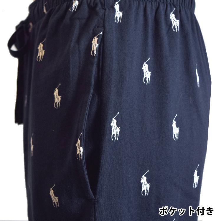 【SALE 30%OFF】ポロ ラルフローレン メンズ ルームウェア 総柄 ポロプレイヤー ハーフパンツ ショートパンツ 部屋着  RALPH LAUREN pk05sr｜calbraith｜06