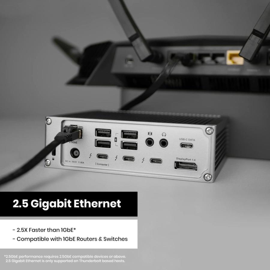 CalDigit TS4/ Thunderbolt Station 4  - Thunderbolt 4ケーブル (0.8m) 付き [TS4-JP]｜caldigit-japan｜06