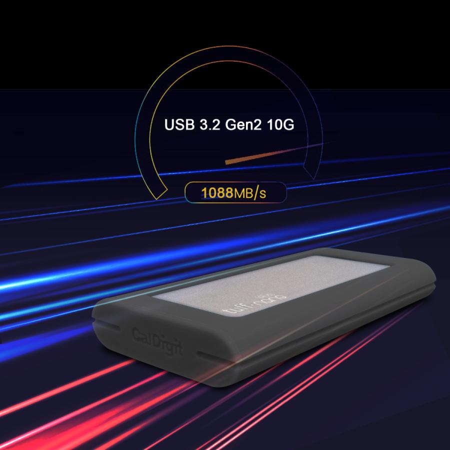 CalDigit CalDigit Tuff nano Plus USB-C ポータブル外付けSSD 2TB