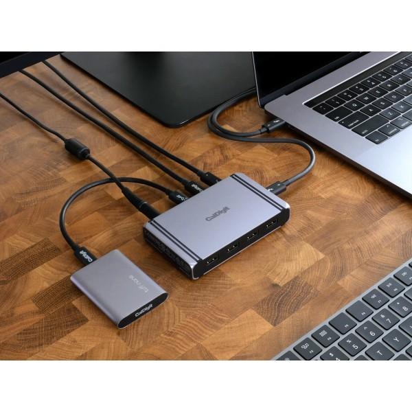 CalDigit Thunderbolt 4 Element Hub - Thunderbolt 4ケーブル (0.8m) 付き Thunderbolt 4/USB4ポート x 4、USB 3.2 Gen2 10Gb/sポート x 4 [TB4-ElementHub-JP]｜caldigit-japan｜06