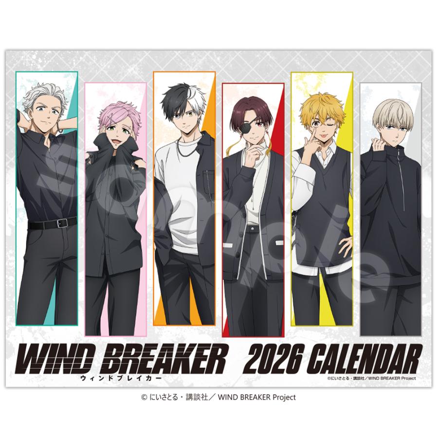 WIND BREAKER 2026年 卓上 カレンダー : カレナビ! - 通販 - Yahoo