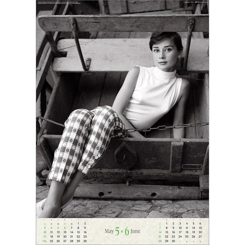 オードリー・ヘプバーン 2026年 カレンダー CL26-0341 カレナビ