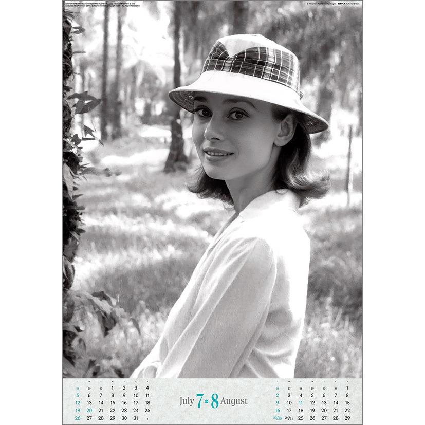 オードリー・ヘプバーン　10枚セット　未開封 オードリー・ヘプバーン 2026年 カレンダー CL26-0341 カレナビ